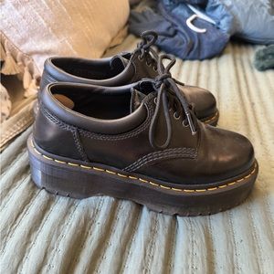 8053 LEATHER PLATFORM CASUAL SHOES